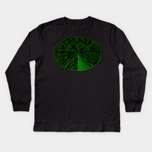 Radar (round) Kids Long Sleeve T-Shirt